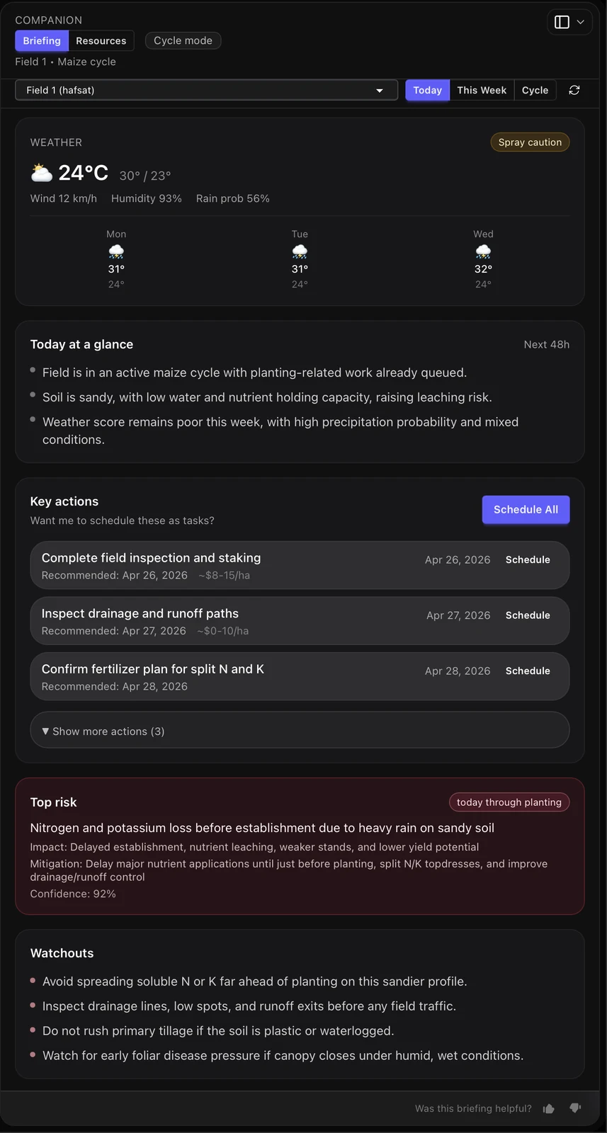 Specialized AI agents